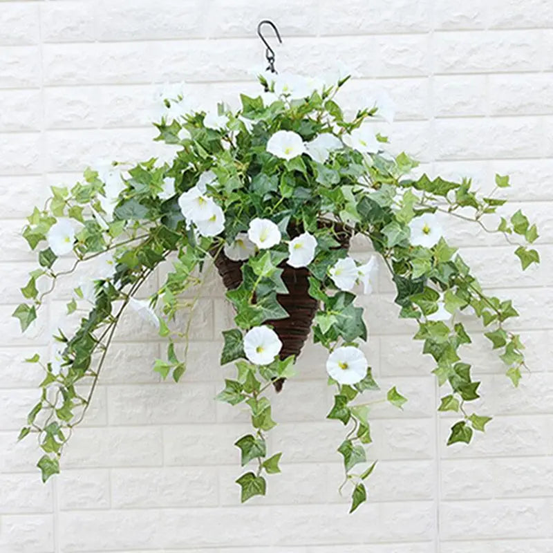 Kunstige Morgenherlighetsblomster for Innendørs og Utendørs Dekorasjon 5