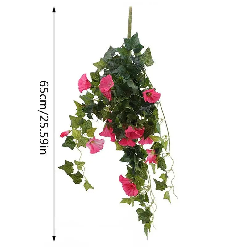 Kunstige Morgenherlighetsblomster for Innendørs og Utendørs Dekorasjon 6