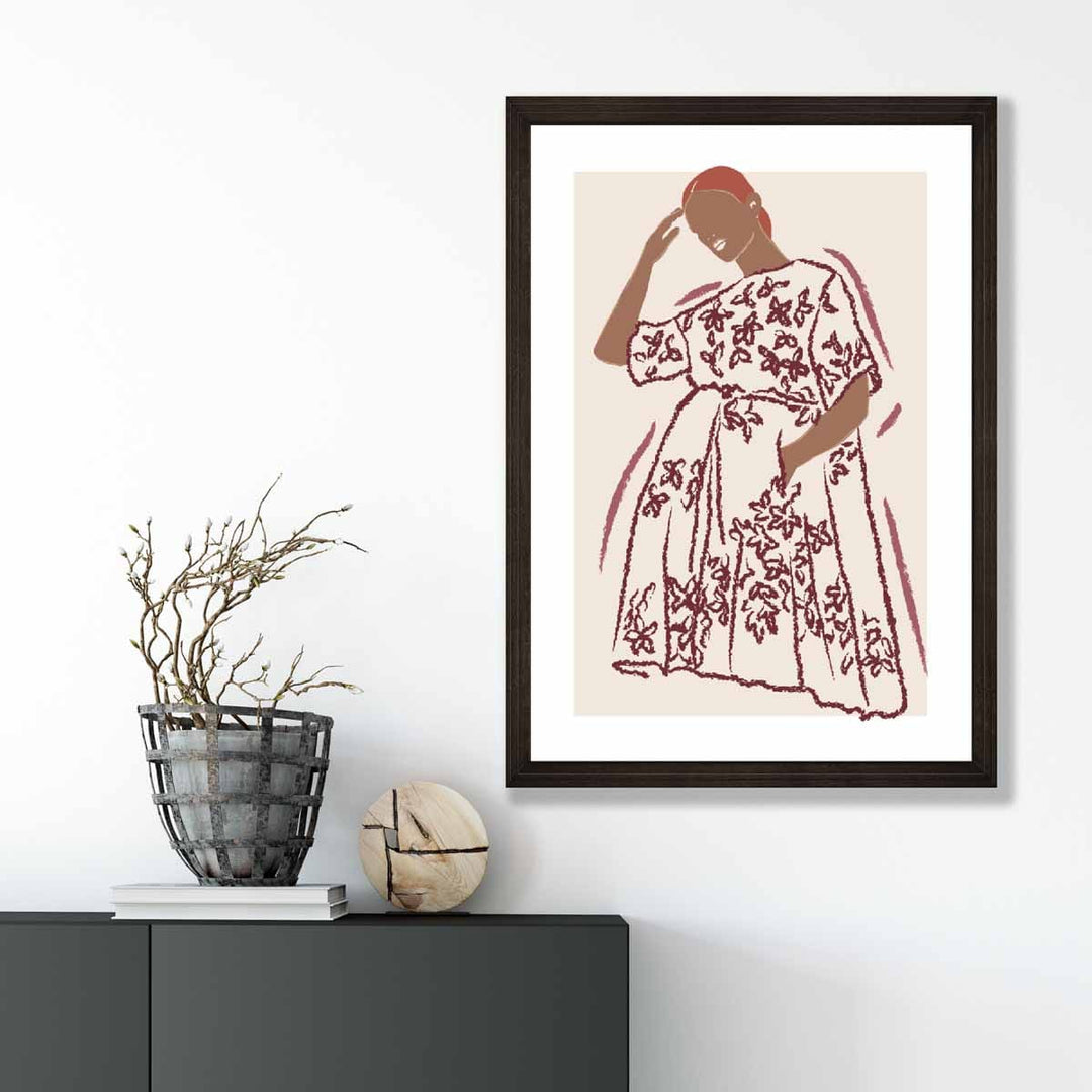 Kunstplakat Moderne Minimalistisk Skisse for Veggkunst 3