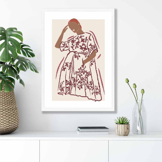 Kunstplakat Moderne Minimalistisk Skisse for Veggkunst 4