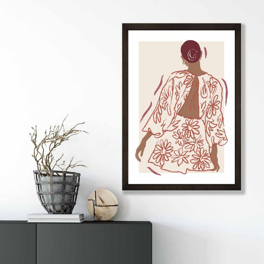 Kunstplakat for kvinner i moderne stil 3