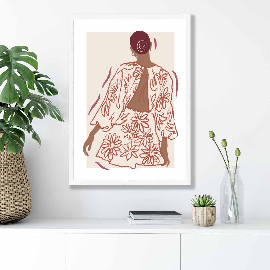 Kunstplakat for kvinner i moderne stil 4