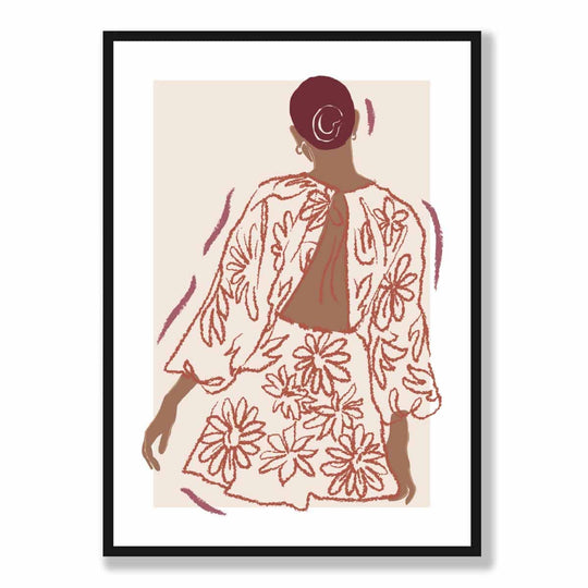 Kunstplakat for kvinner i moderne stil 5
