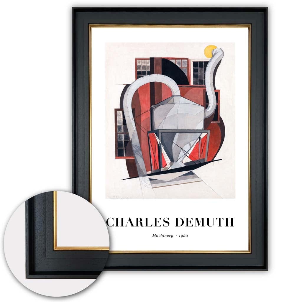 Kunsttrykk Maskiner fra Charles Demuth Moderne Design 3