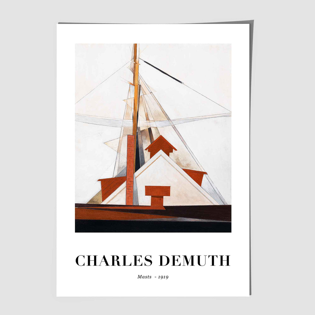 Kunsttrykk av Charles Demuth - Masts 1919 0