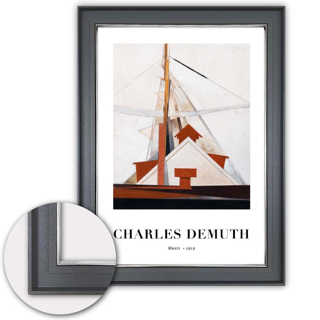 Kunsttrykk av Charles Demuth - Masts 1919 1