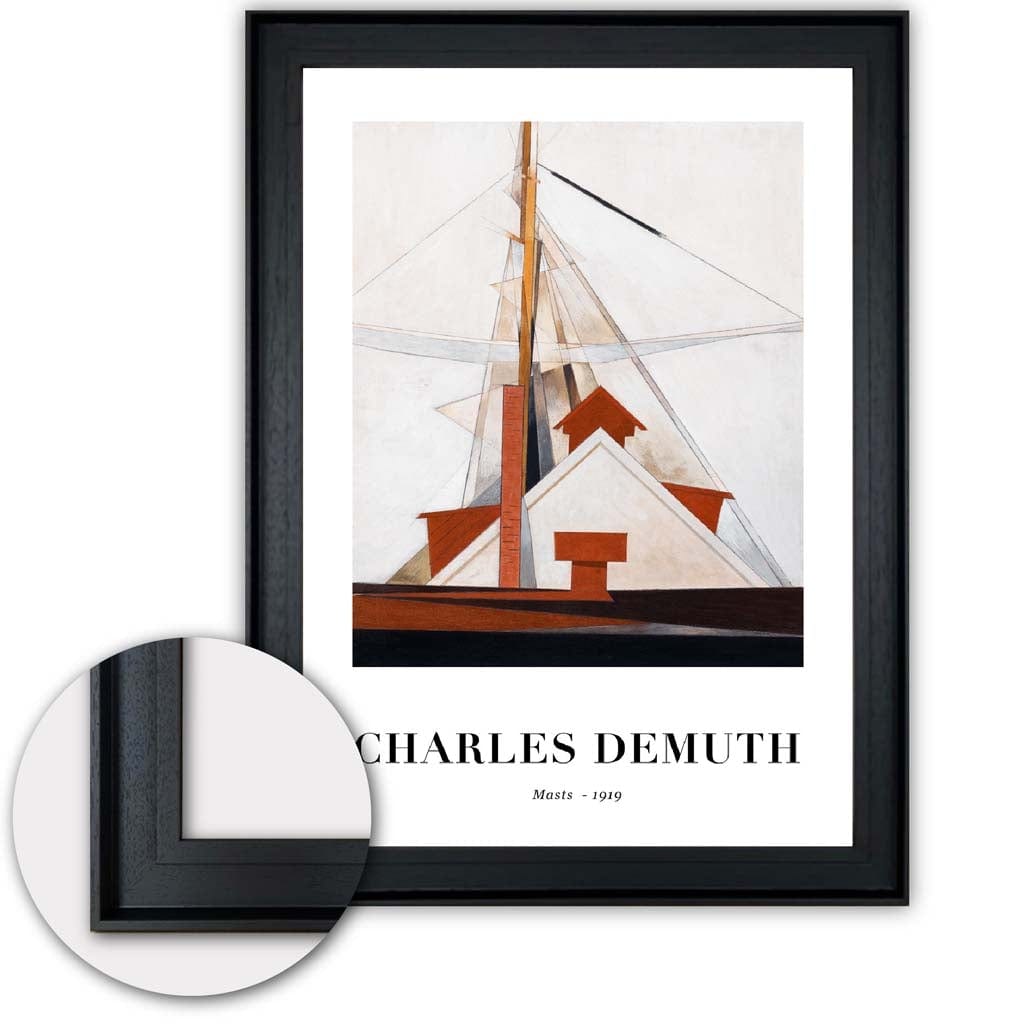 Kunsttrykk av Charles Demuth - Masts 1919 2