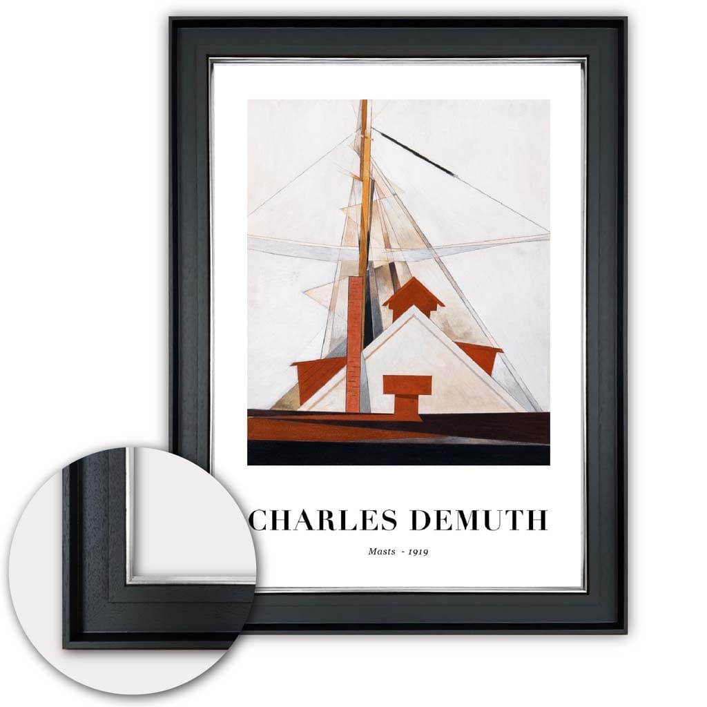 Kunsttrykk av Charles Demuth - Masts 1919 5