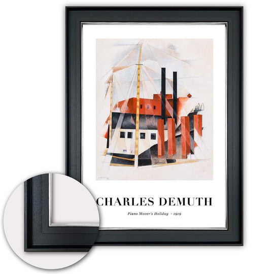 Kunsttrykk av Charles Demuth - Piano Holder Ferie Digitalt Omdannet Kunstverk 2