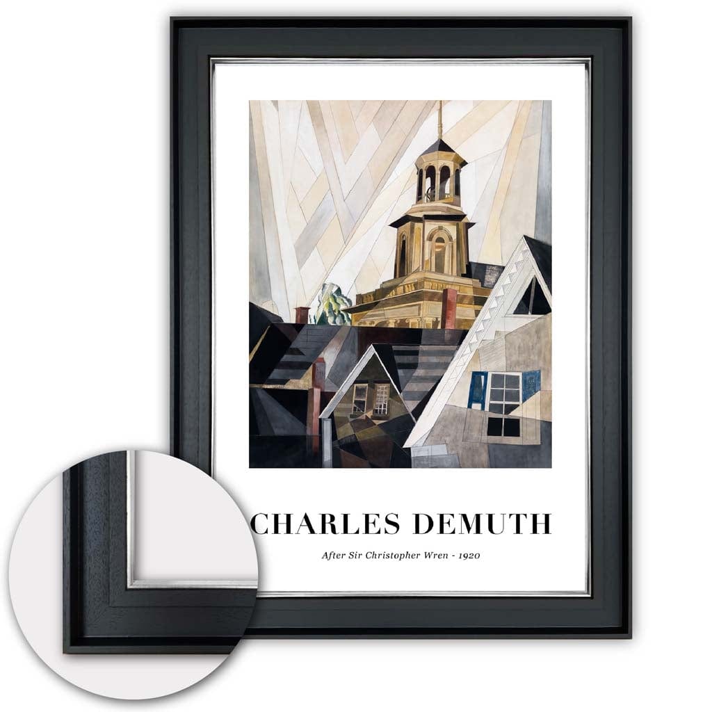 Kunsttrykk av Charles Demuth Inspirert av Christopher Wren 2