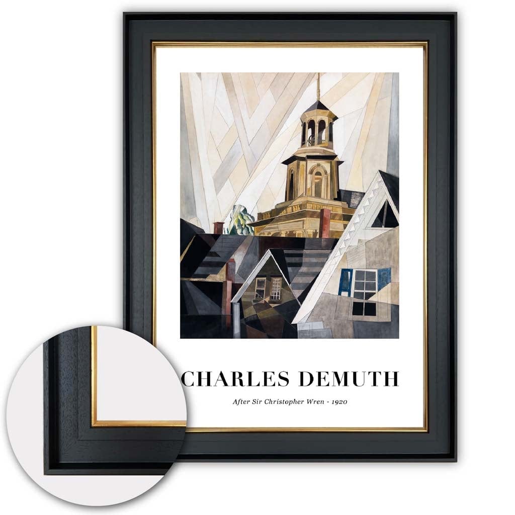 Kunsttrykk av Charles Demuth Inspirert av Christopher Wren 3