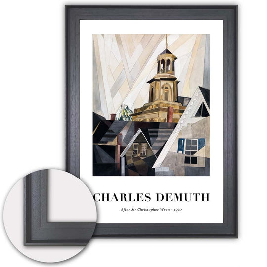 Kunsttrykk av Charles Demuth Inspirert av Christopher Wren 4