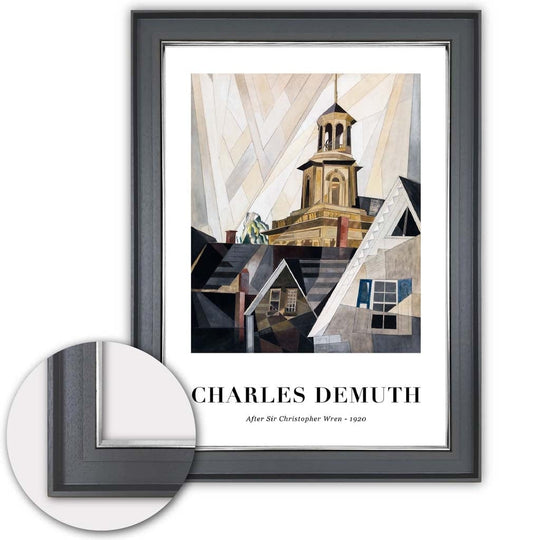 Kunsttrykk av Charles Demuth Inspirert av Christopher Wren 5