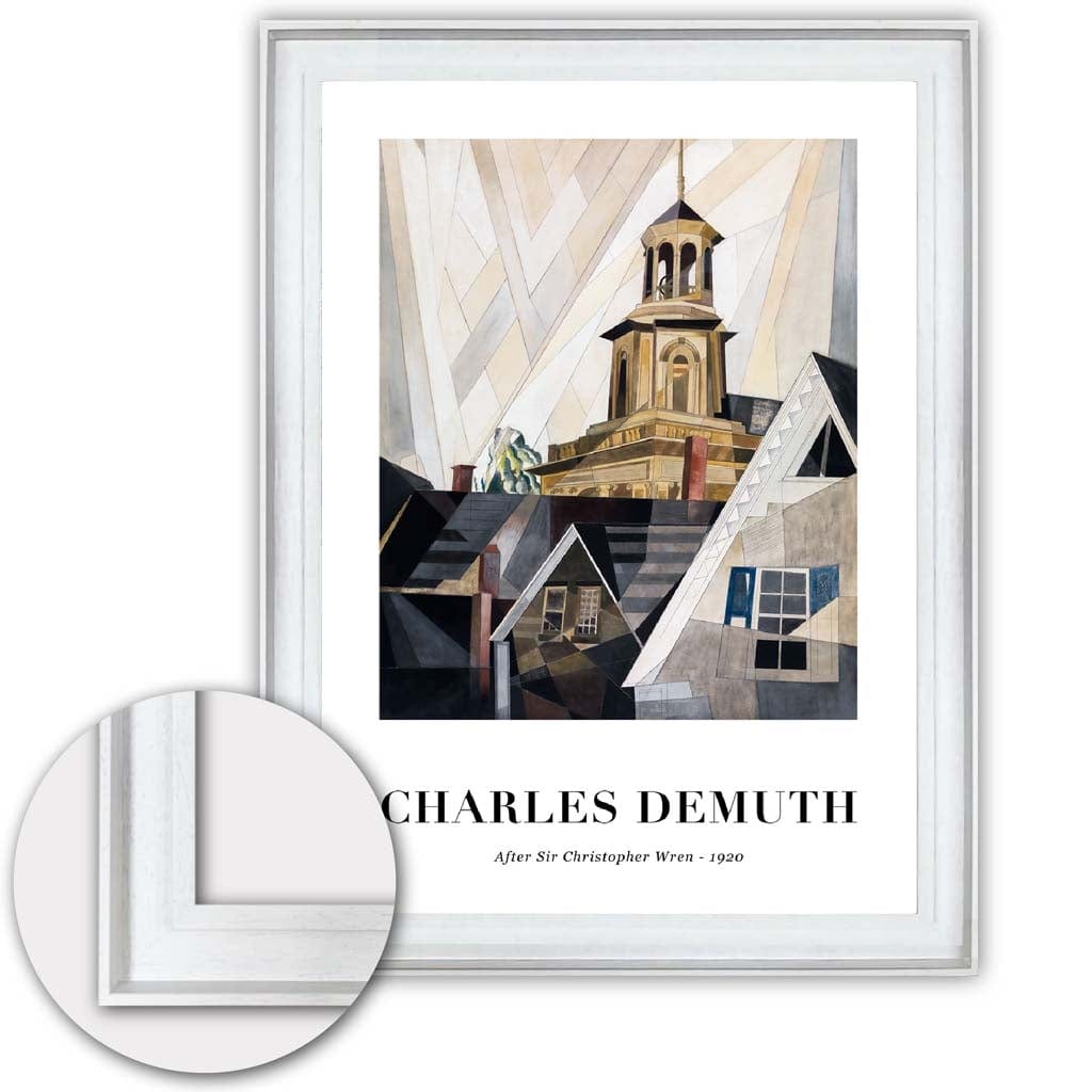 Kunsttrykk av Charles Demuth Inspirert av Christopher Wren 7