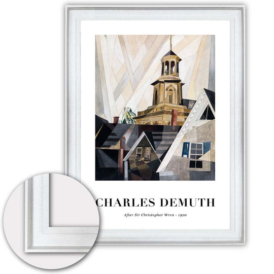 Kunsttrykk av Charles Demuth Inspirert av Christopher Wren 7