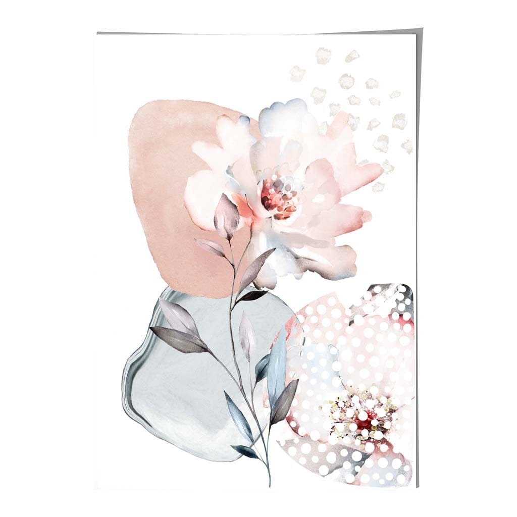 Kunstverk Abstrakt Blomstermønster Moderne Design 0