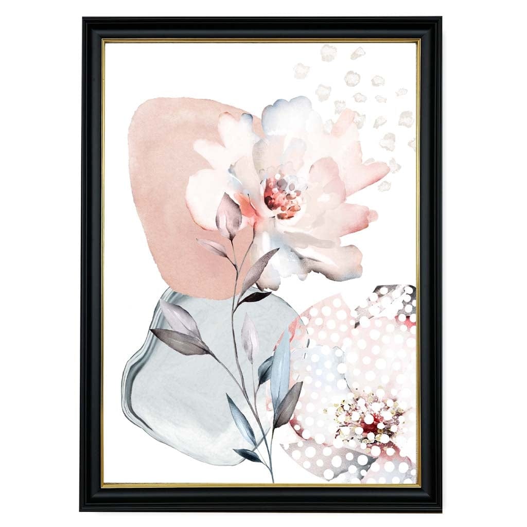 Kunstverk Abstrakt Blomstermønster Moderne Design 1