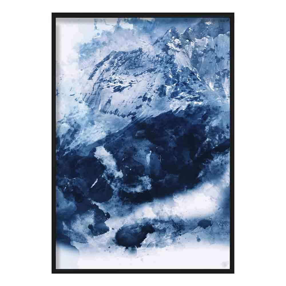 Kunstverk Abstrakt Fjellmotiv Moderne Design 0
