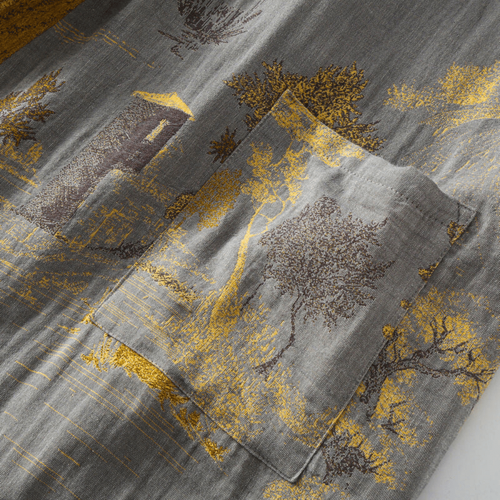 Kvinne Badekåpe Kimono Retrodesign 7