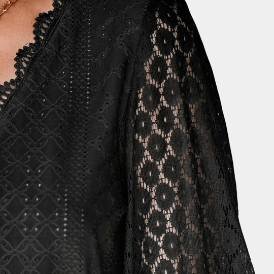 Kvinne Bluse V-hals Blonde 6