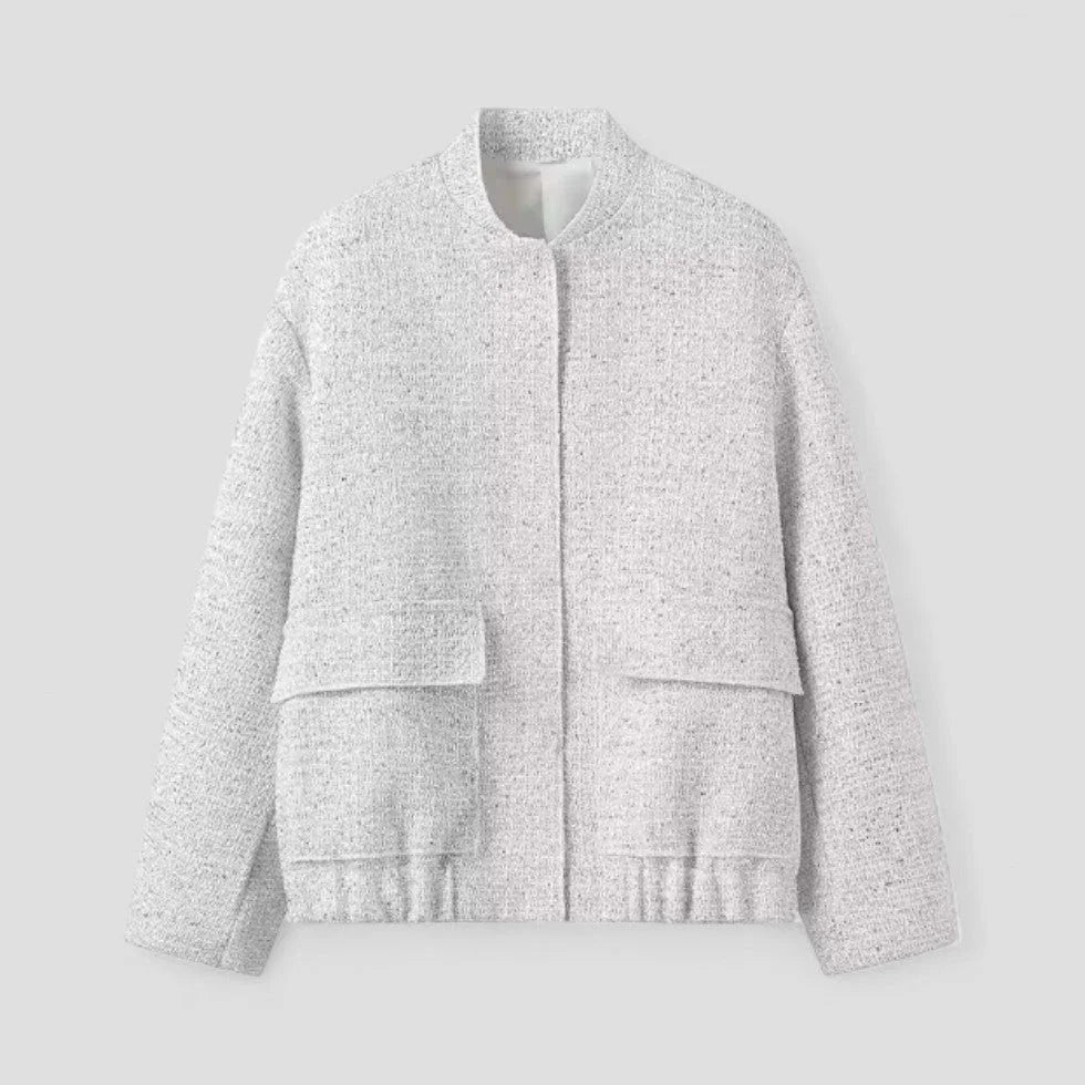 Kvinne Bomberjakke med Paljetter 2