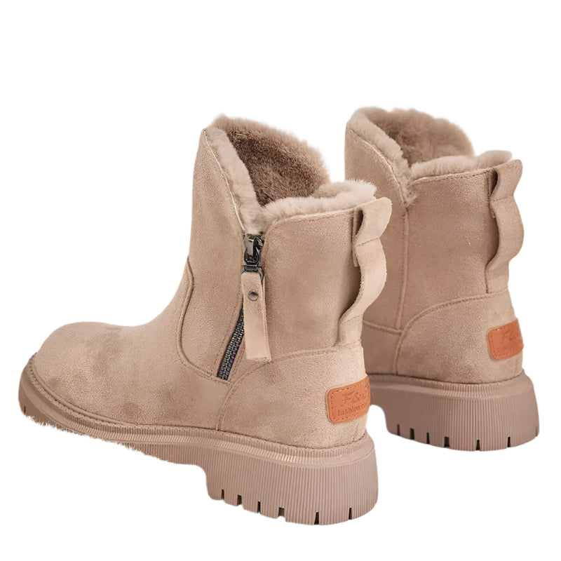 Kvinne Casual Boots Chic Design Ortopedisk Åndbart Materiale 0