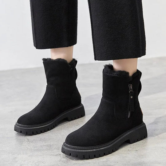 Kvinne Casual Boots Chic Design Ortopedisk Åndbart Materiale 2