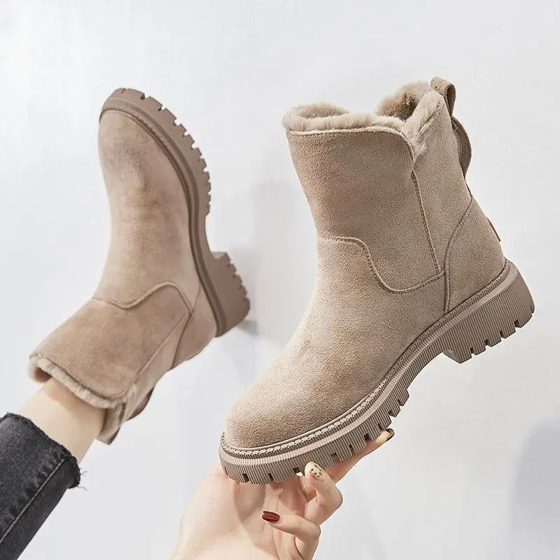 Kvinne Casual Boots Chic Design Ortopedisk Åndbart Materiale 6