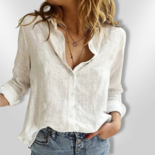 Kvinne Chemise Knappe Design Myk Bomull med Fuglemotiv 7