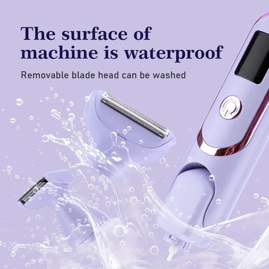 Kvinne Elektrisk Barbermaskin All-in-One Trådløs Med Justerbar Vinkel 5
