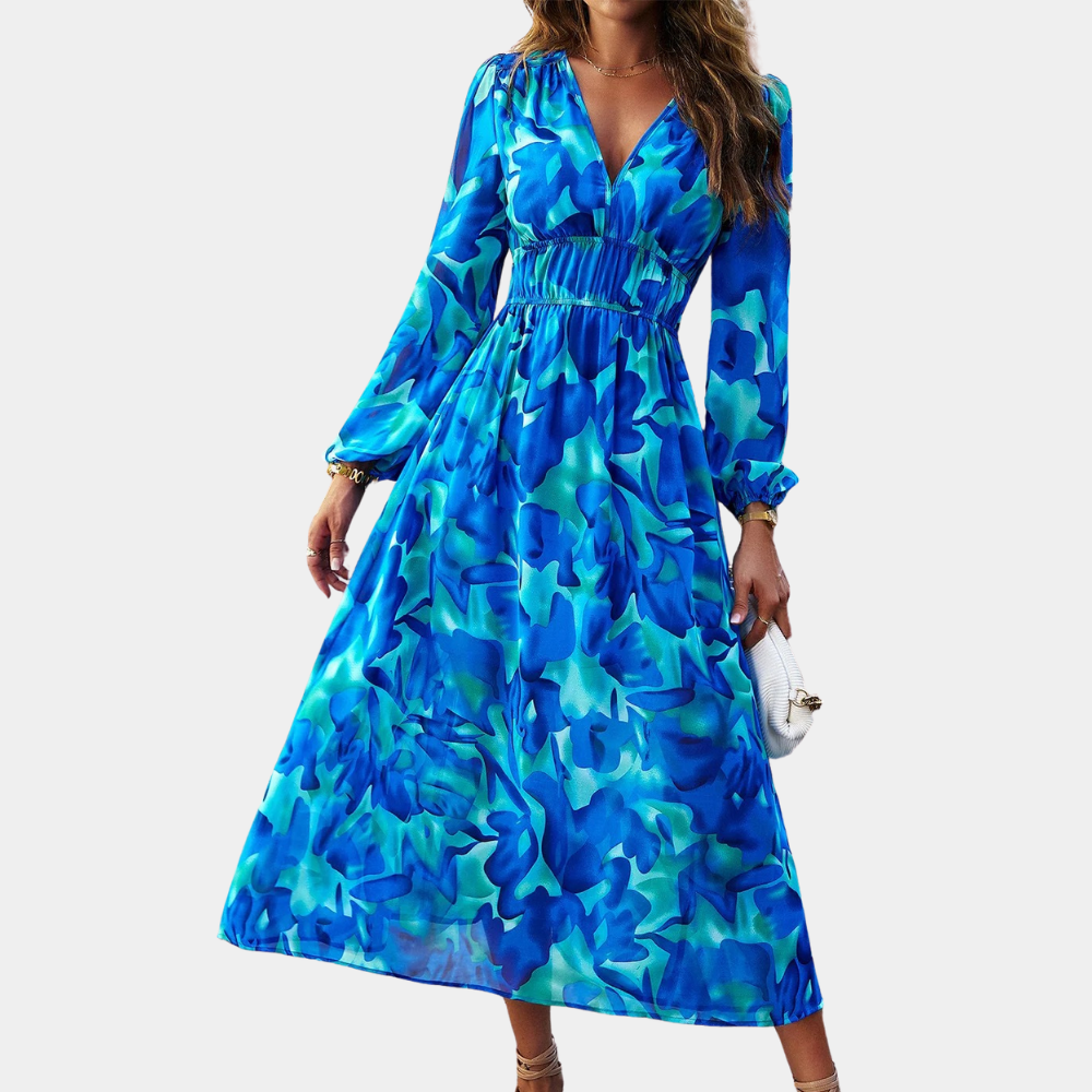 Kvinne Festkjole med Elegant Design 5