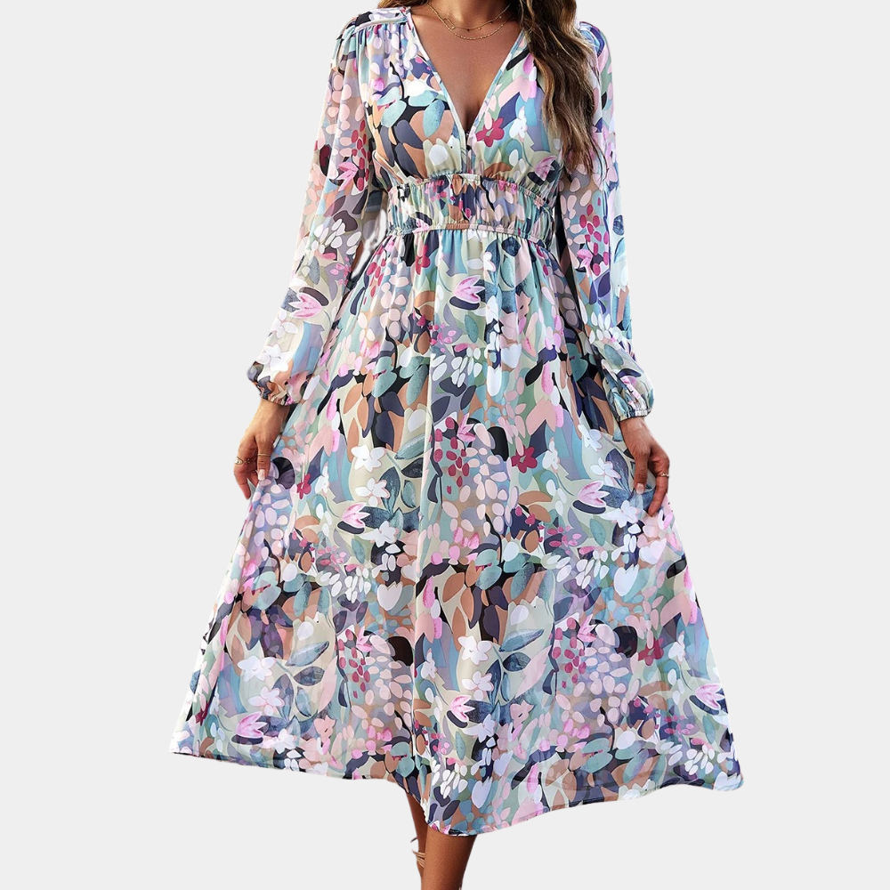 Kvinne Festkjole med Elegant Design 6