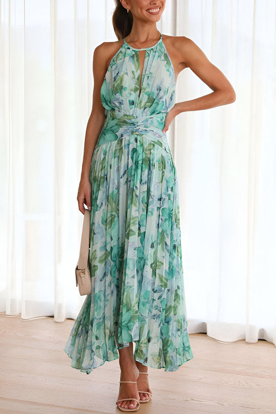 Kvinne Floral Charm Kjole Elegant Polyester 1