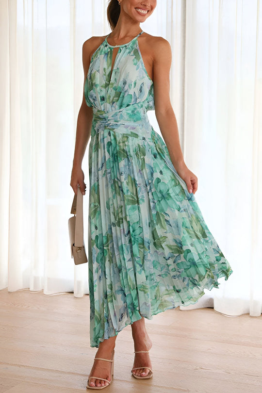Kvinne Floral Charm Kjole Elegant Polyester 2