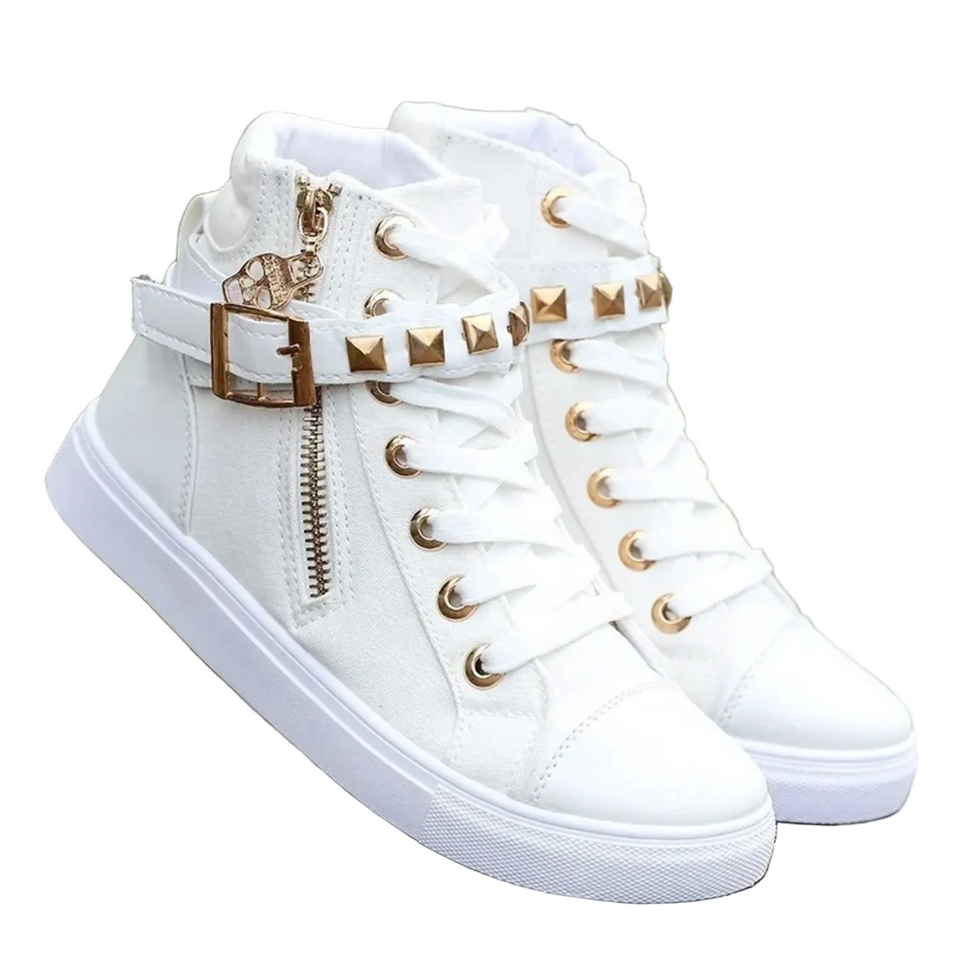 Kvinne Høy Topp Joggesko med Glidelås 0