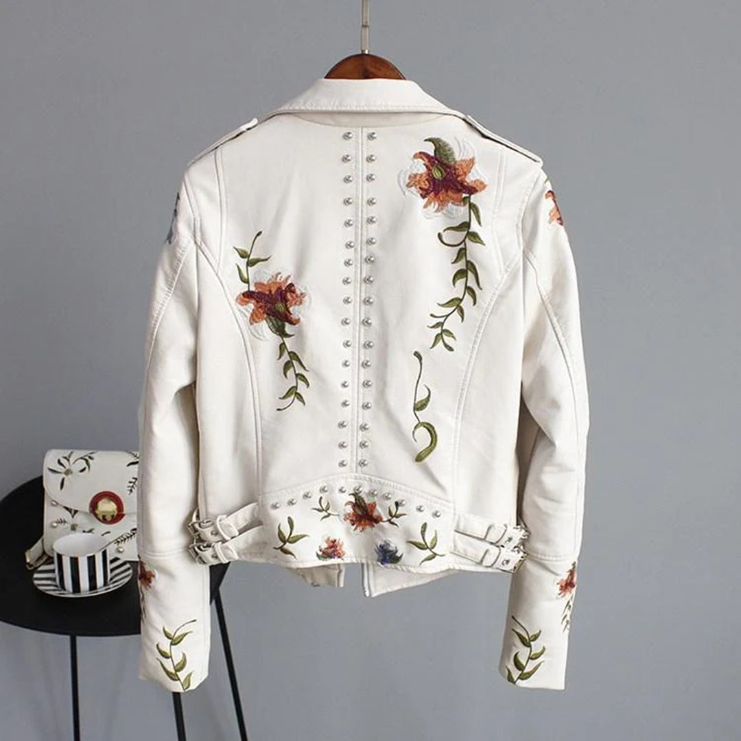 Kvinne Jakke Blomstret Design 1