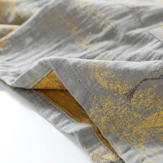 Kvinne Kimono Pyjamassett med Akvarellmønster 7