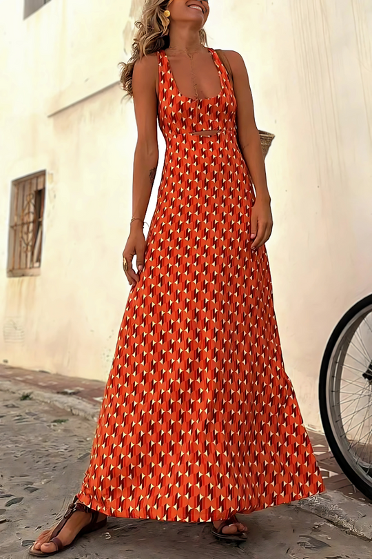 Kvinne Kjole Elegant Flowy Design 3