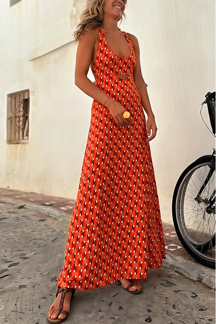 Kvinne Kjole Elegant Flowy Design 5