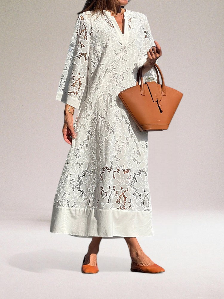 Kvinne Lace Kjole Timeless Elegance 1