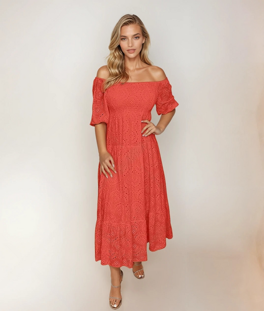 Kvinne Lang Blondekjole Elegant Design Myk Blonde 3