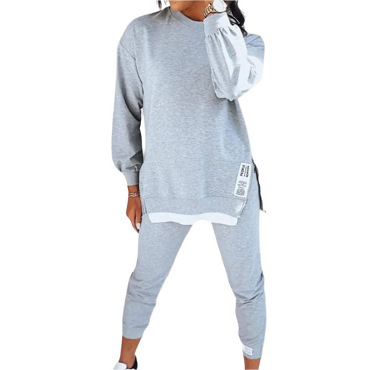 Kvinne Loungewear Komfortabelt Sett Oversized Sweatshirt og Joggers 0
