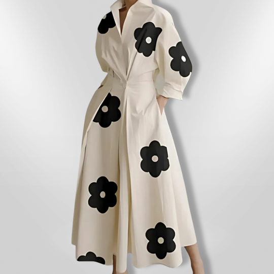 Kvinne Maxi Kjole Elegant Lang Pustende Stoff for Bryllup og Anledninger 9