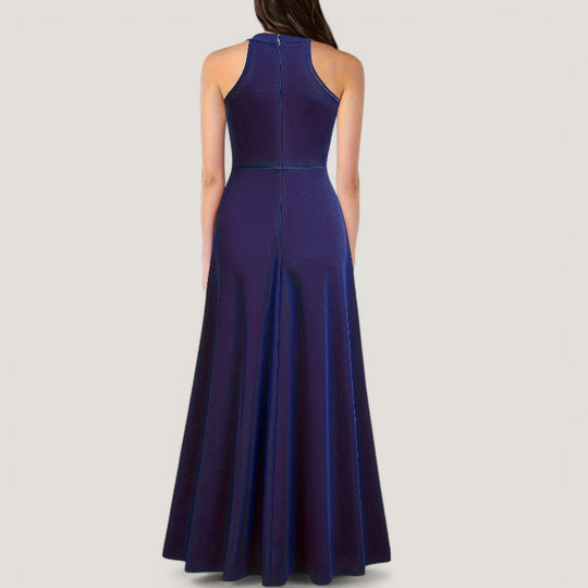 Kvinne Maxi Kjole Uten Ermer Elegant 5