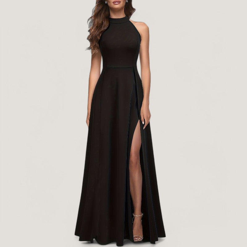 Kvinne Maxi Kjole Uten Ermer Elegant 6