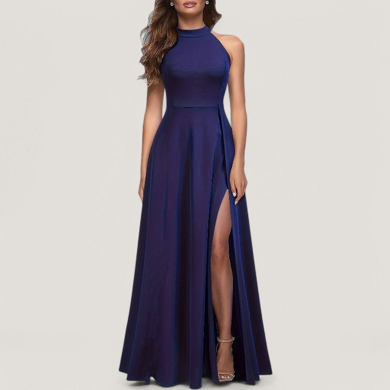 Kvinne Maxi Kjole Uten Ermer Elegant 8