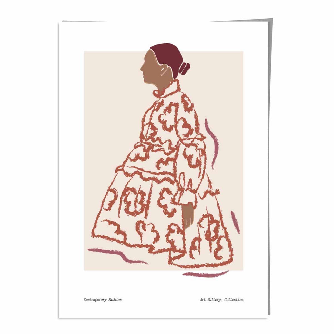 Kvinne Plakat Moderne Design 0