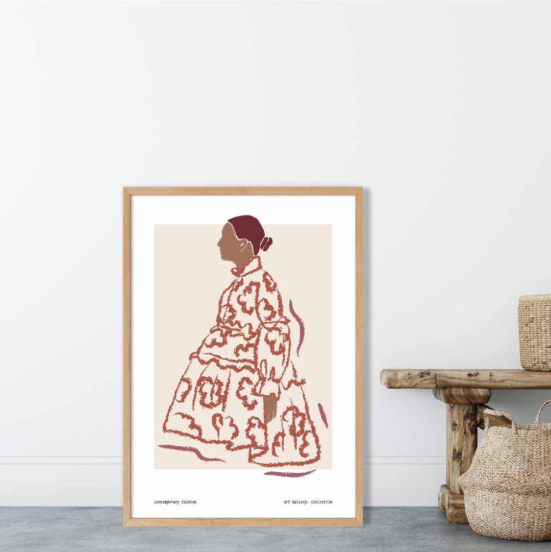 Kvinne Plakat Moderne Design 1