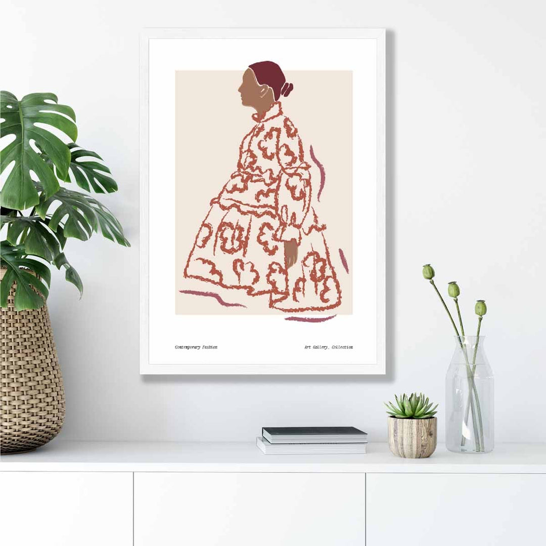 Kvinne Plakat Moderne Design 4