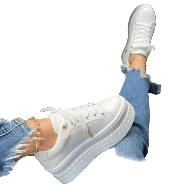 Kvinne Plattformsneakers Moderne Stil 0
